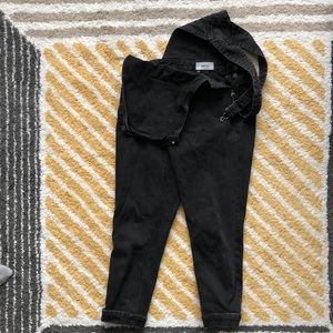 Dungaree Black Overalls - EU 40